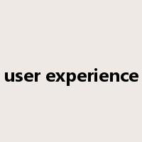 user experience是什么意思