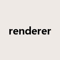 renderer是什么意思