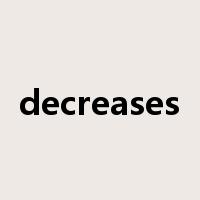 decreases是什么意思
