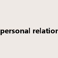 interpersonal relationship是什么意思