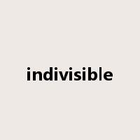 indivisible是什么意思
