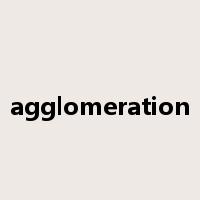 agglomeration是什么意思