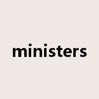 ministers是什么意思