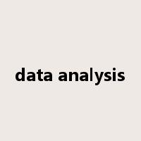 data analysis是什么意思