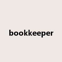 bookkeeper是什么意思