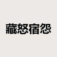 藏怒宿怨是什么意思