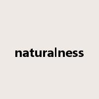 naturalness是什么意思