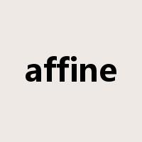 affine是什么意思