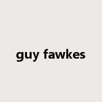 guy fawkes是什么意思