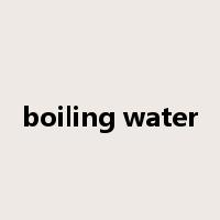 boiling water是什么意思