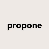 propone是什么意思