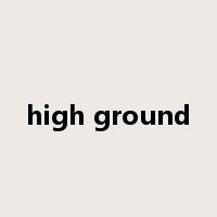 high ground是什么意思