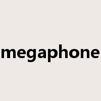 megaphone是什么意思
