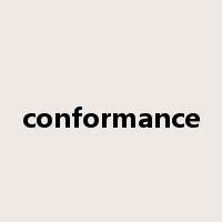 conformance是什么意思