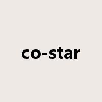 co-star是什么意思