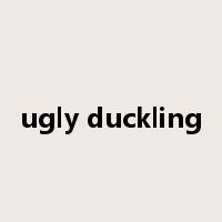 ugly duckling是什么意思