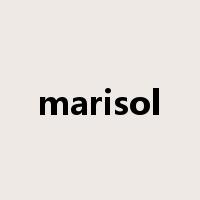 marisol是什么意思