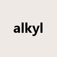 alkyl是什么意思