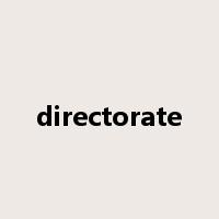 directorate是什么意思