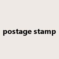 postage stamp是什么意思