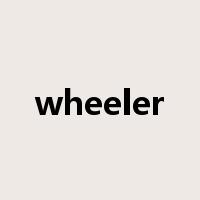 wheeler是什么意思