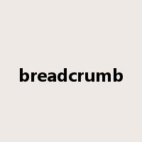 breadcrumb是什么意思