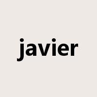 javier是什么意思