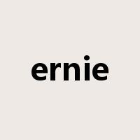 ernie是什么意思