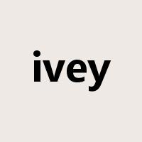 ivey是什么意思