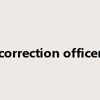 correction officer是什么意思