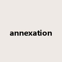 annexation是什么意思