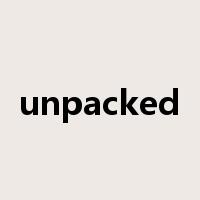 unpacked是什么意思