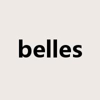 belles是什么意思
