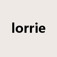 lorrie是什么意思