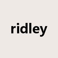 ridley是什么意思