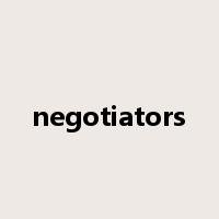 negotiators是什么意思