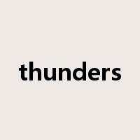 thunders是什么意思
