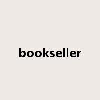 bookseller是什么意思