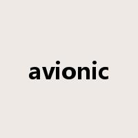 avionic是什么意思