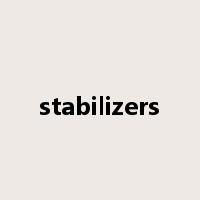 stabilizers是什么意思