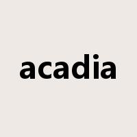 acadia是什么意思