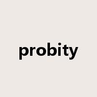 probity是什么意思