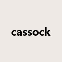 cassock是什么意思