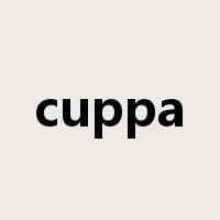 cuppa是什么意思