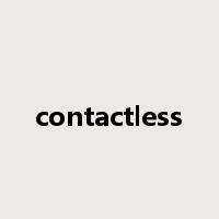 contactless是什么意思