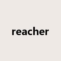 reacher是什么意思