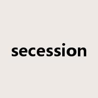 secession是什么意思