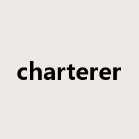 charterer是什么意思