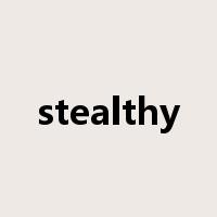 stealthy是什么意思