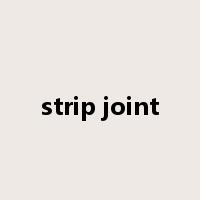 strip joint是什么意思